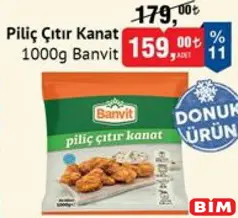 BANVİT PİLİÇ ÇITIR KANAT 1000 G